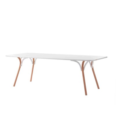 mesa comedor Arch blanco + haya GTV Thonet Vienna mesa comedor Arch blanco + haya GTV Thonet Vienna
