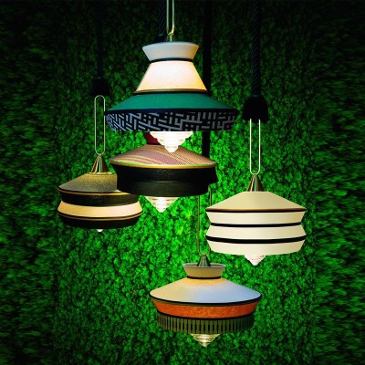ambiente exterior detalle lámparas Calypso Guadalupe Contardi ambiente exterior detalle lámparas Calypso Guadalupe Contardi