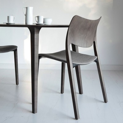 comedor silla Laclasica fresno teñido gris cálido Stua comedor silla Laclasica fresno teñido gris cálido Stua