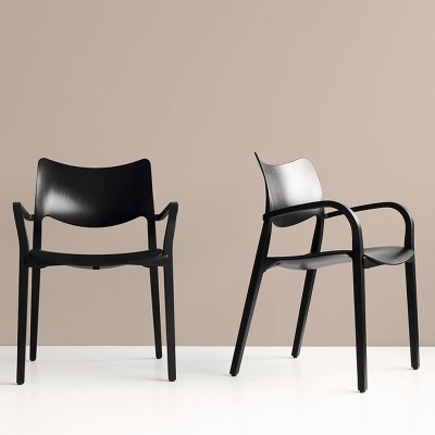silla Laclasica con brazos Stua silla Laclasica con brazos Stua