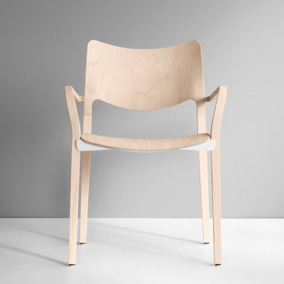silla Laclasica con brazos fresno natural Stua silla Laclasica con brazos fresno natural Stua