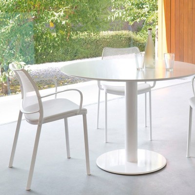 comedor silla Gas con brazos blanca Stua comedor silla Gas con brazos blanca Stua