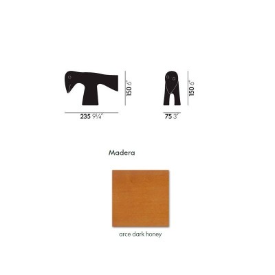madera y medidas Girard Bird Vitra madera y medidas Girard Bird Vitra
