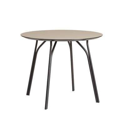 mesa comedor Tree diámetro 90 Woud beige/negro mesa comedor Tree diámetro 90 Woud beige/negro