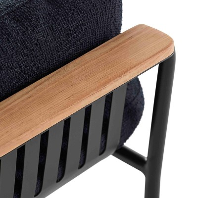 detalle brazo madera Iroko Capa Gandía Blasco detalle brazo madera Iroko Capa Gandía Blasco
