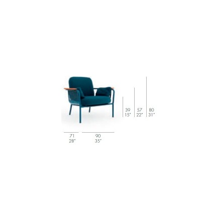 medidas sillón de exterior Capa Gandía Blasco medidas sillón de exterior Capa Gandía Blasco