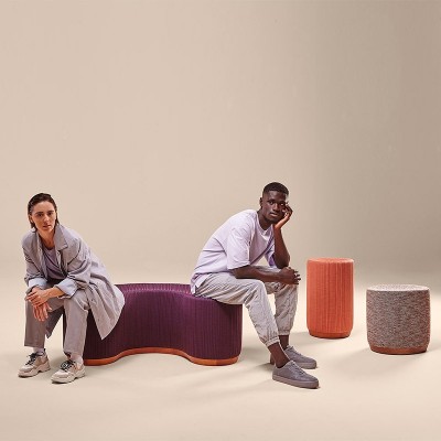 pouf Sancal Dividuals fijos y giratorio pouf Sancal Dividuals fijos y giratorio
