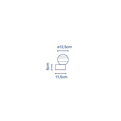 medidas aplique Dipping Light A1-13 Marset medidas aplique Dipping Light A1-13 Marset