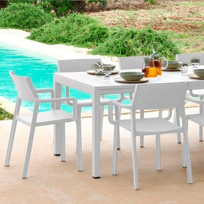 exterior mesa Rio alu blanca Nardi exterior mesa Rio alu blanca Nardi