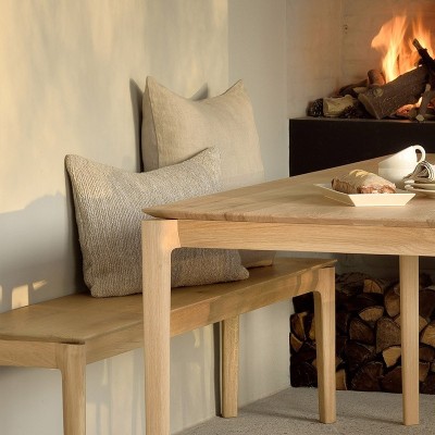 oak Bok bench Ethnicraft