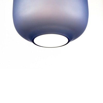 detalle difusor lámpara Arya Cluster hanging lamp blue Cappellini