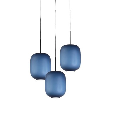 lámpara techo Arya Cluster hanging lamp blue Cappellini lámpara techo Arya Cluster hanging lamp blue Cappellini