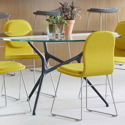 ambiente comedor mesa Branch Cappellini cristal ambiente comedor mesa Branch Cappellini cristal