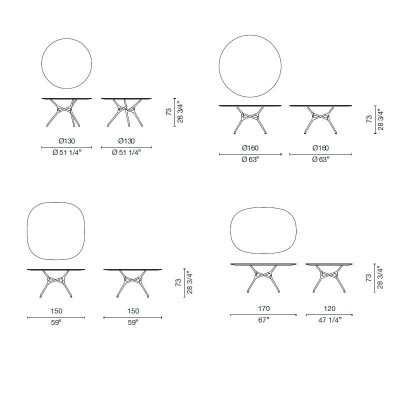 medidas mesa Branch Cappellini medidas mesa Branch Cappellini
