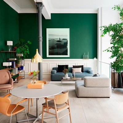 Fritz Hansen Circular Table Height 72 by Arne Jacobsen Fritz Hansen Circular Table Height 72 by Arne Jacobsen