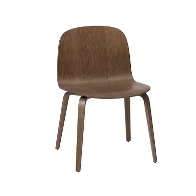 Chaise Visu avec piètement en bois Muuto Chaise Visu avec piètement en bois Muuto