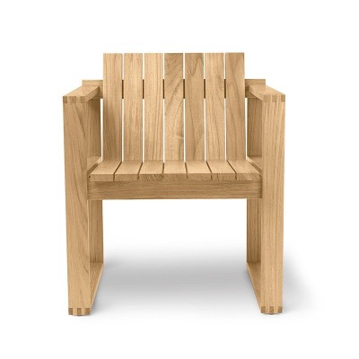 Silla BK10 comedor Outdoor Carl Hansen teca sin tratar Silla BK10 comedor Outdoor Carl Hansen teca sin tratar