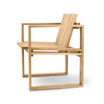 Silla BK10 Outdoor Carl Hansen teca sin tratar Silla BK10 Outdoor Carl Hansen teca sin tratar
