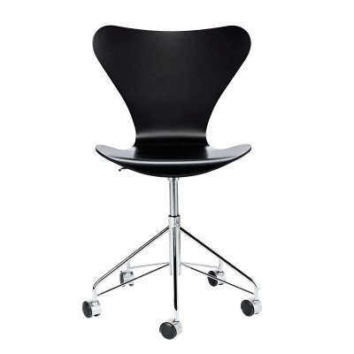 Fritz Hansen Cadeira Série 7 com rodas Fritz Hansen Cadeira Série 7 com rodas