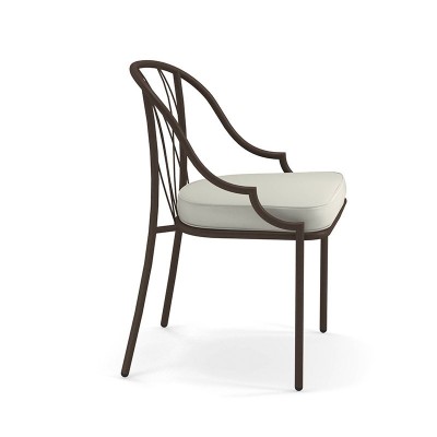 perfil silla Como de exterior Emu hierro antiguo perfil silla Como de exterior Emu hierro antiguo