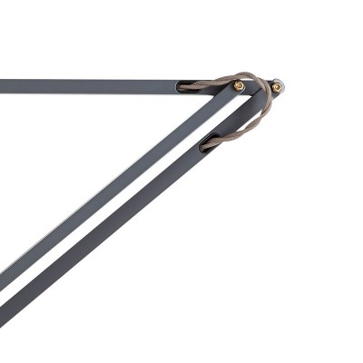 detalle brazo lámpara Original 1227 brass desk lamp Anglepoise grey detalle brazo lámpara Original 1227 brass desk lamp Anglepoise grey