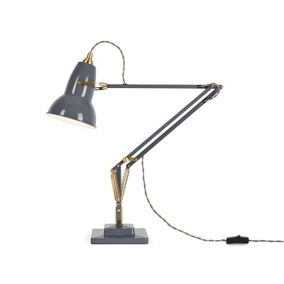 lámpara Original 1227 brass desk lamp Anglepoise grey lámpara Original 1227 brass desk lamp Anglepoise grey