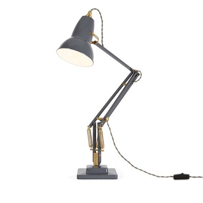 lámpara Original 1227 brass desk lamp Anglepoise Elephant grey lámpara Original 1227 brass desk lamp Anglepoise Elephant grey