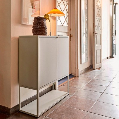 Estantería New Order combinación 201 HAY light grey ambiente Estantería New Order combinación 201 HAY light grey ambiente