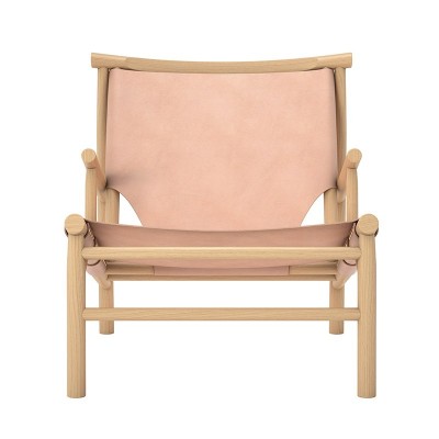 Butaca Samurai Chair de Norr11 roble natural piel natural Butaca Samurai Chair de Norr11 roble natural piel natural