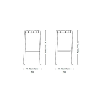 Sgabelli Betty TK7 e TK8 di &tradition Sgabelli Betty TK7 e TK8 di &tradition
