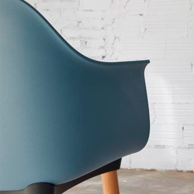detalle carcasa sillón Shape madera detalle carcasa sillón Shape madera