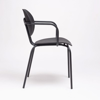 perfil silla Hari con brazos polipropileno Ondarreta perfil silla Hari con brazos polipropileno Ondarreta