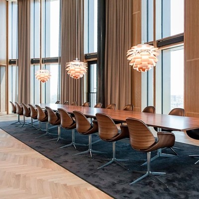 Lámpara PH Artichoke Louis Poulsen cobre ambiente Lámpara PH Artichoke Louis Poulsen cobre ambiente