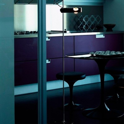 ambiente Spider 3319 Oluce negra ambiente Spider 3319 Oluce negra