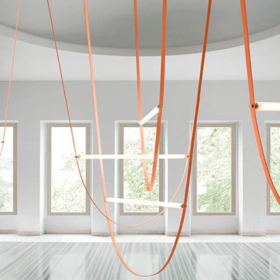 ambiente Flos lámparas Wireline rosa ambiente Flos lámparas Wireline rosa