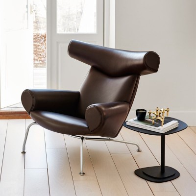 Wegner OX Chair Fredericia piel marrón