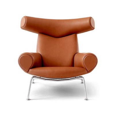 Wegner OX Chair Fredericia cognac leather Wegner OX Chair Fredericia cognac leather