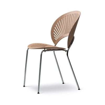 Fredericia Trinidad chair roble lacado perfil Fredericia Trinidad chair roble lacado perfil