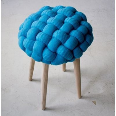 Knitted Stool - Gan Rugs Knitted Stool - Gan Rugs