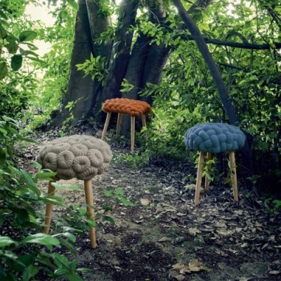 Knitted Stool - Gan Rugs Knitted Stool - Gan Rugs
