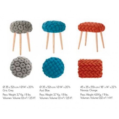 Taburete Knitted - Gan Rugs Taburete Knitted - Gan Rugs