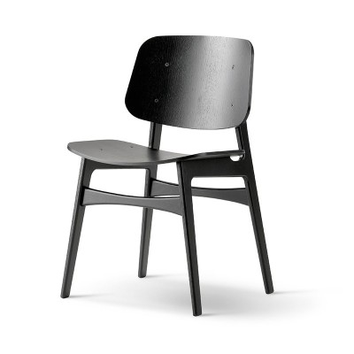 silla Soborg Fredericia roble negro silla Soborg Fredericia roble negro