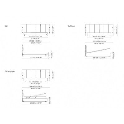 Cama de Casal Cuff Bonaldo Cama de Casal Cuff Bonaldo