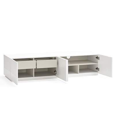 Mueble TV Doric Blanco de Teulat en Moises Showroom Mueble TV Doric Blanco de Teulat en Moises Showroom