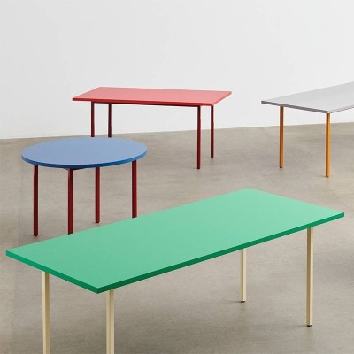 Mesas Two-Colour de HAY en Moises Showroom Mesas Two-Colour de HAY en Moises Showroom
