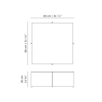 Tavolino da salotto Crossplex Low Table di Karakter Tavolino da salotto Crossplex Low Table di Karakter