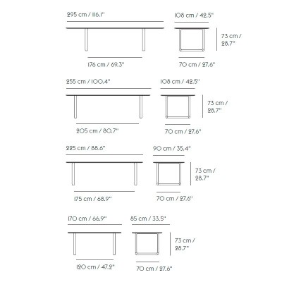 Muuto 70/70 Tavolo da pranzo Muuto 70/70 Tavolo da pranzo