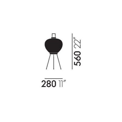 Lampada Akari 3A - Vitra Lampada Akari 3A - Vitra