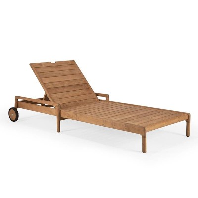 Tumbona Jack Teca de Ethnicraft en Moises Showroom Tumbona Jack Teca de Ethnicraft en Moises Showroom