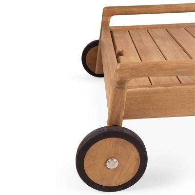 Tumbona Jack Teca de Ethnicraft en Moises Showroom Tumbona Jack Teca de Ethnicraft en Moises Showroom